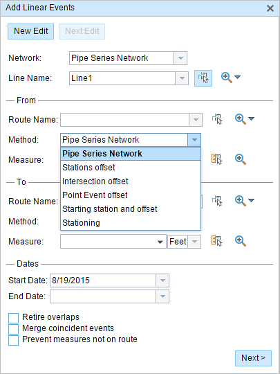Choosing the route and measure method Choosing the route and measure method
